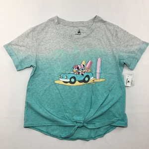 Disney Parks Minnie Mouse Daisy‎ Duck Tie Top Girls Size XL Grey Blue
